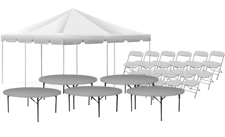 TENTS, TABLES & CHAIRS